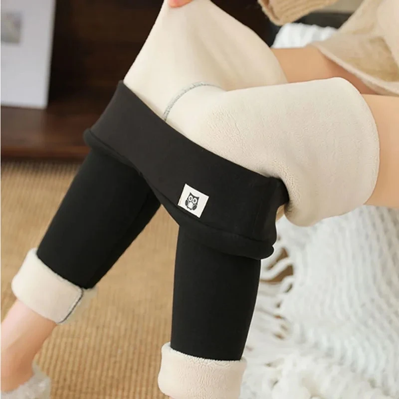 Женские бархатные леггинсы с высокой талией повседневные теплые обтягивающие