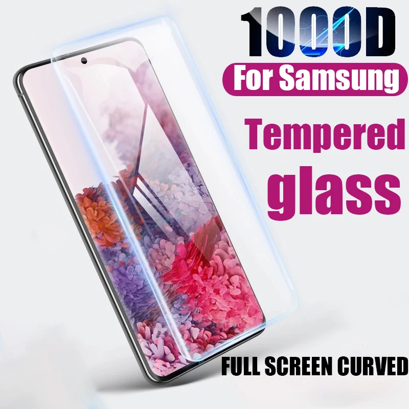 Защитное закаленное стекло на экран для Samsung S21 Plus Ultra Screen Protector S10 E S9 S8 5G S20 стекла