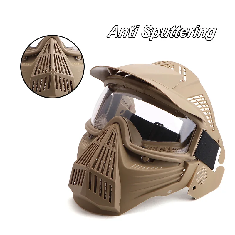 Тактическая Маска на все лицо защитные маски для военных игр страйкбола