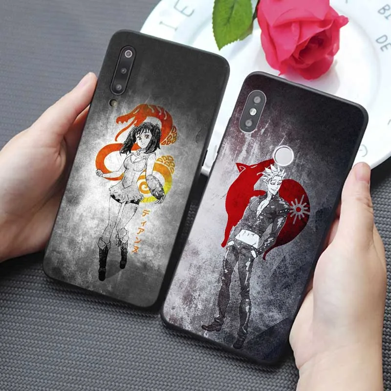 Крутой мультяшный Мягкий силиконовый чехол для телефона с надписью seven deadly sins xiaomi