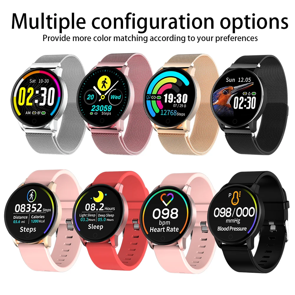 DIGOOR Q20 умные часы мужские водонепроницаемые reloj inteligente умные часы женские умные часы с измерением давления фитнес-браслет