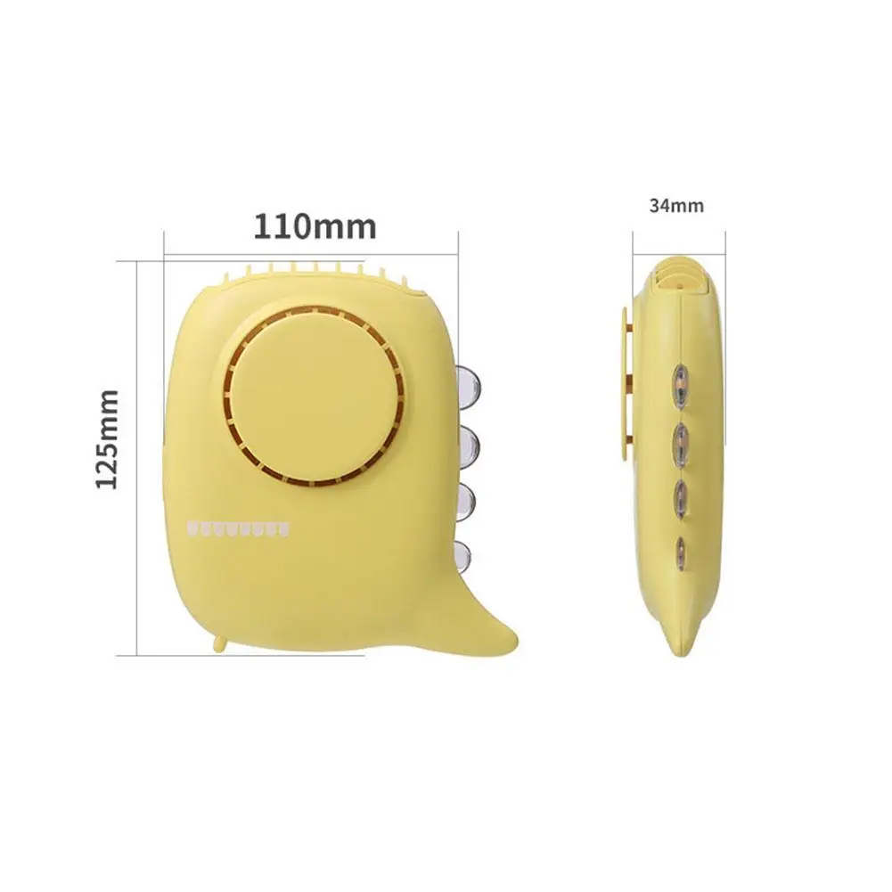 

Hanging Neck Portable USB Outdoor Small Fan Three-speed Small Fan Adjustable S9C3