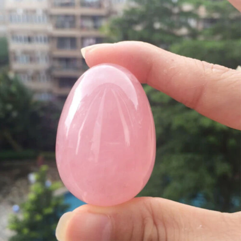 Натуральный розовый кварц Yoni набор яиц для массажа Kegel упражнения укрепления
