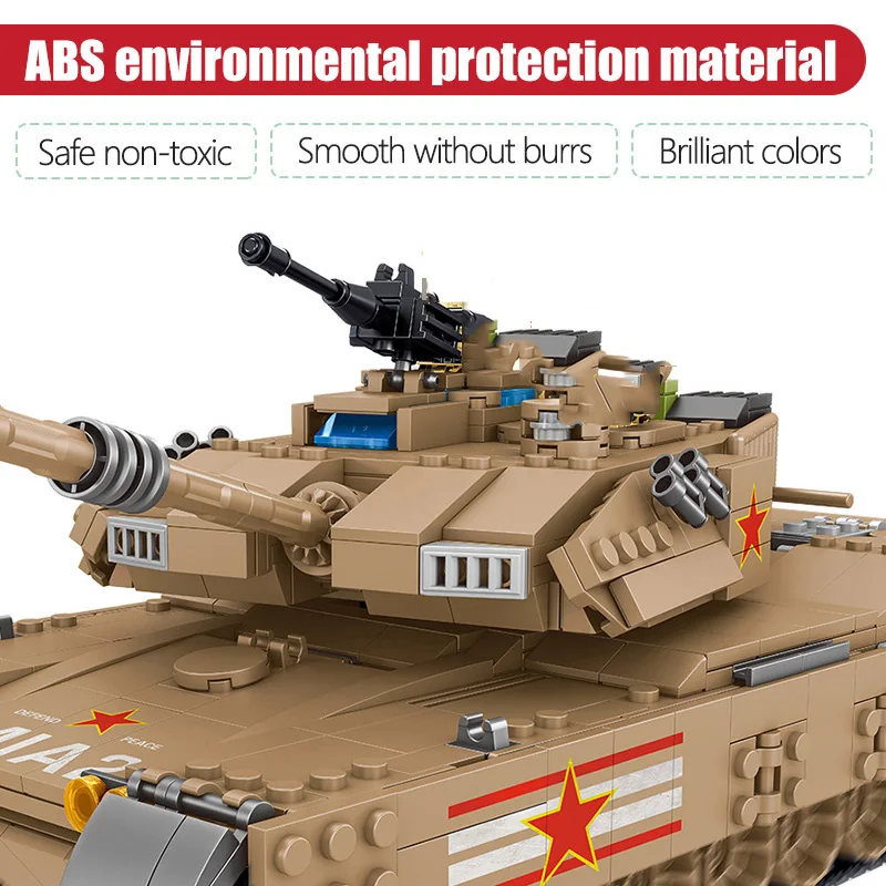 Военная Униформа M1MA Танк строительные блоки для автомобилей WW2 солдат армии