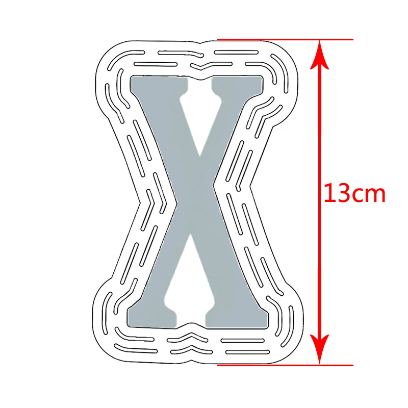 A to Z Single Alphabets Metal Cutting Dies With Plastic Stencils For DIY Scrapbooking Decoration Embossing Die Cuts 2019 New | Дом и сад
