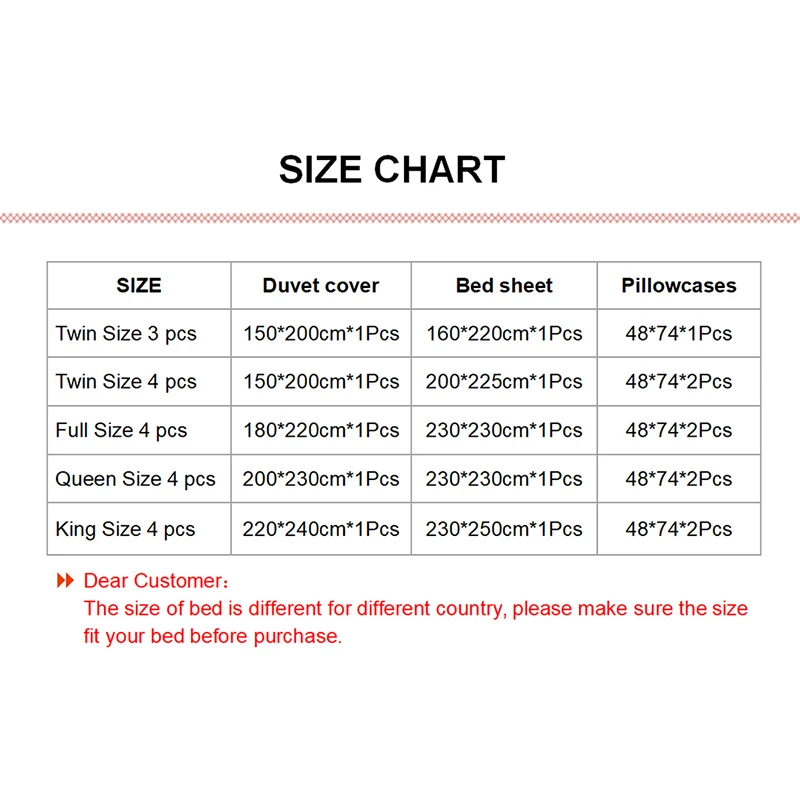 

Cotton Bedding Sets, Home Textile Twin King Queen Size Bed Set Bedclothes with Bed Sheet Comforter set Pillow case