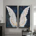 Алмазная 5d мозаика сделай сам, картина из больших страз с абстрактными крыльями ангела, вышивка крестиком, полноразмерная, квадратная, круглая, для домашнего декора