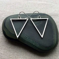 fashion triangle pendant anniversary of engagement earrings