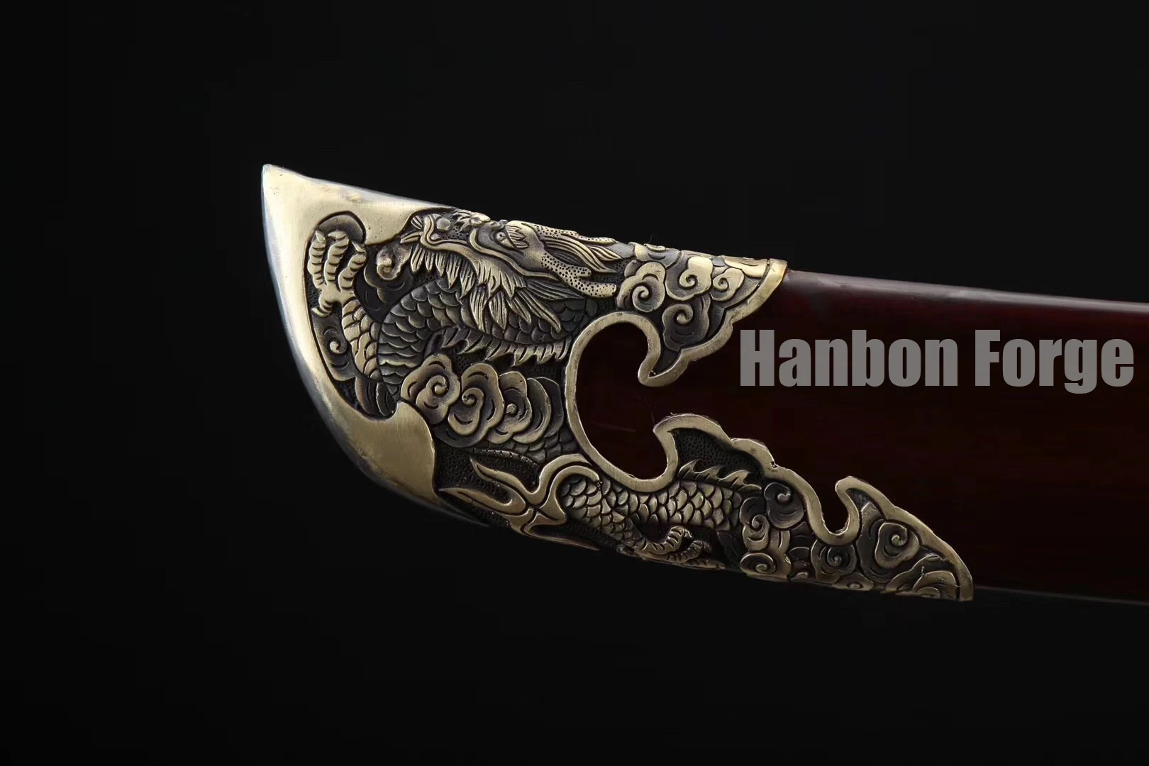 

Handmade Chinese Sword Tulong Dao Sword Dragon Theme
