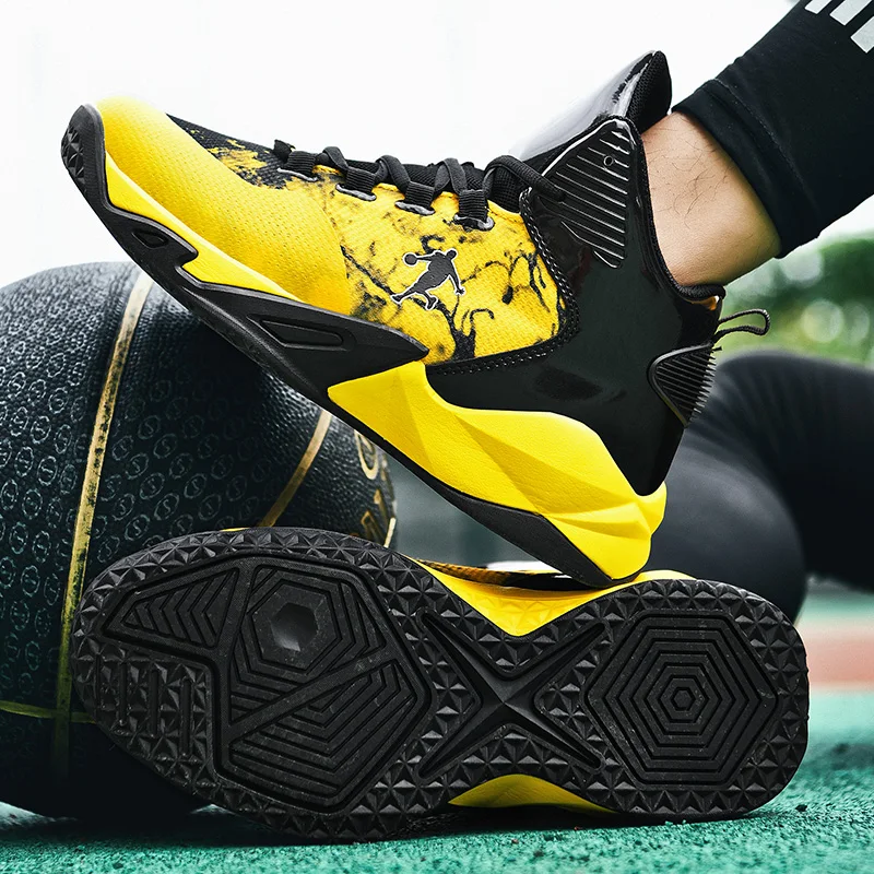 

Mens Basketball Shoes Cushioning Basketball Sneakers Women Couple Boy Girl Basketball Breathable Sports Shoes Fitness Trainers