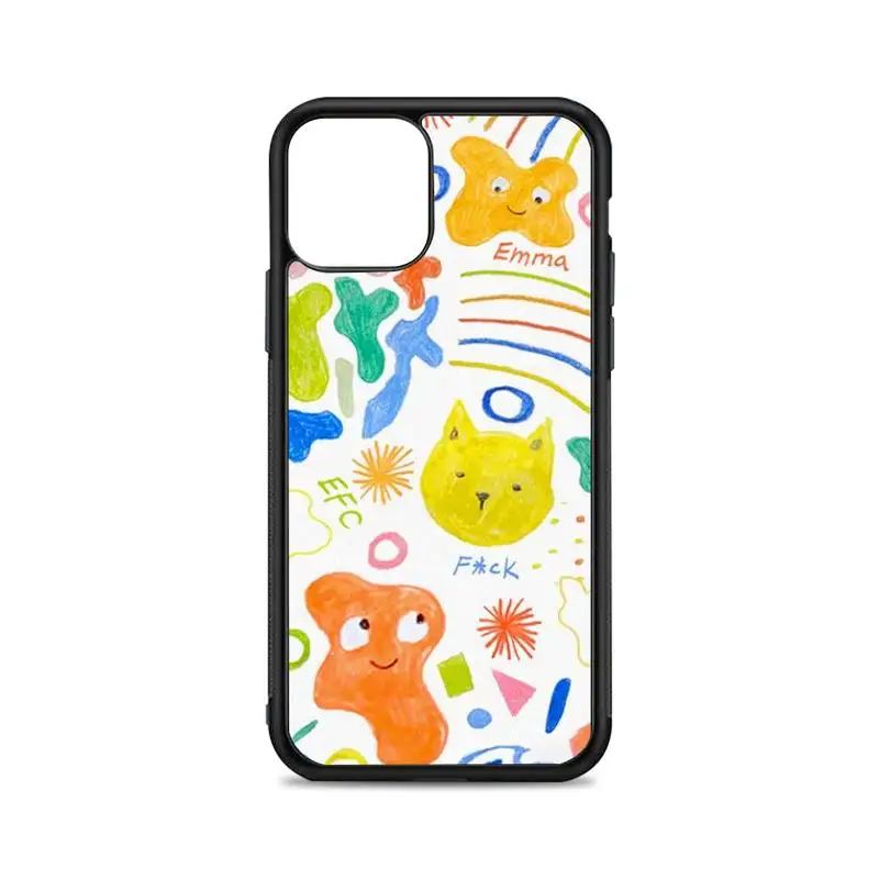 

Emma Chamberlain Phone Case for iPhone 12 mini 11 pro XS Max X XR 6 7 8 plus SE20 High quality TPU silicon cover