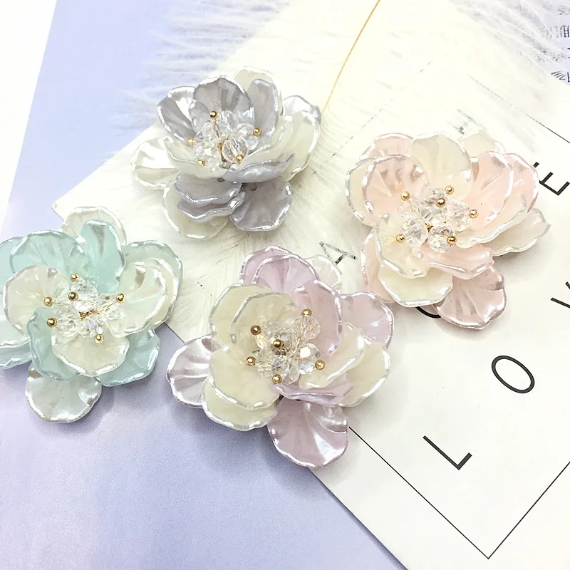 Цветные полимерные заколки для волос ручной работы аксессуары ювелирных изделий