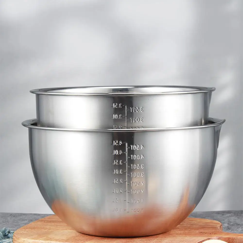 

Stainless Steel Mixing Bowls Whisking Bowls Mixing Bowls For Salad Cooking Baking