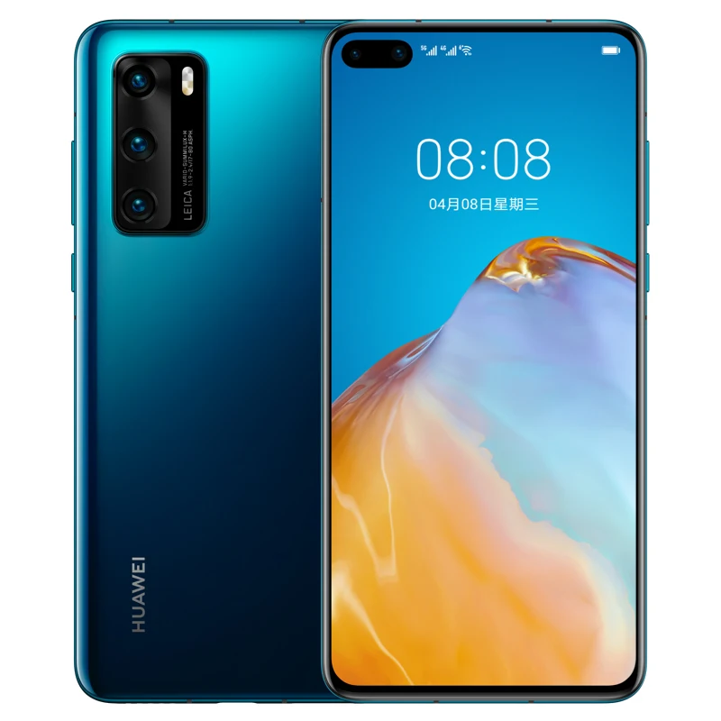 Huawei P40 мобильный телефон с 6 1-дюймовым дисплеем восьмиядерным процессором 3800 мАч