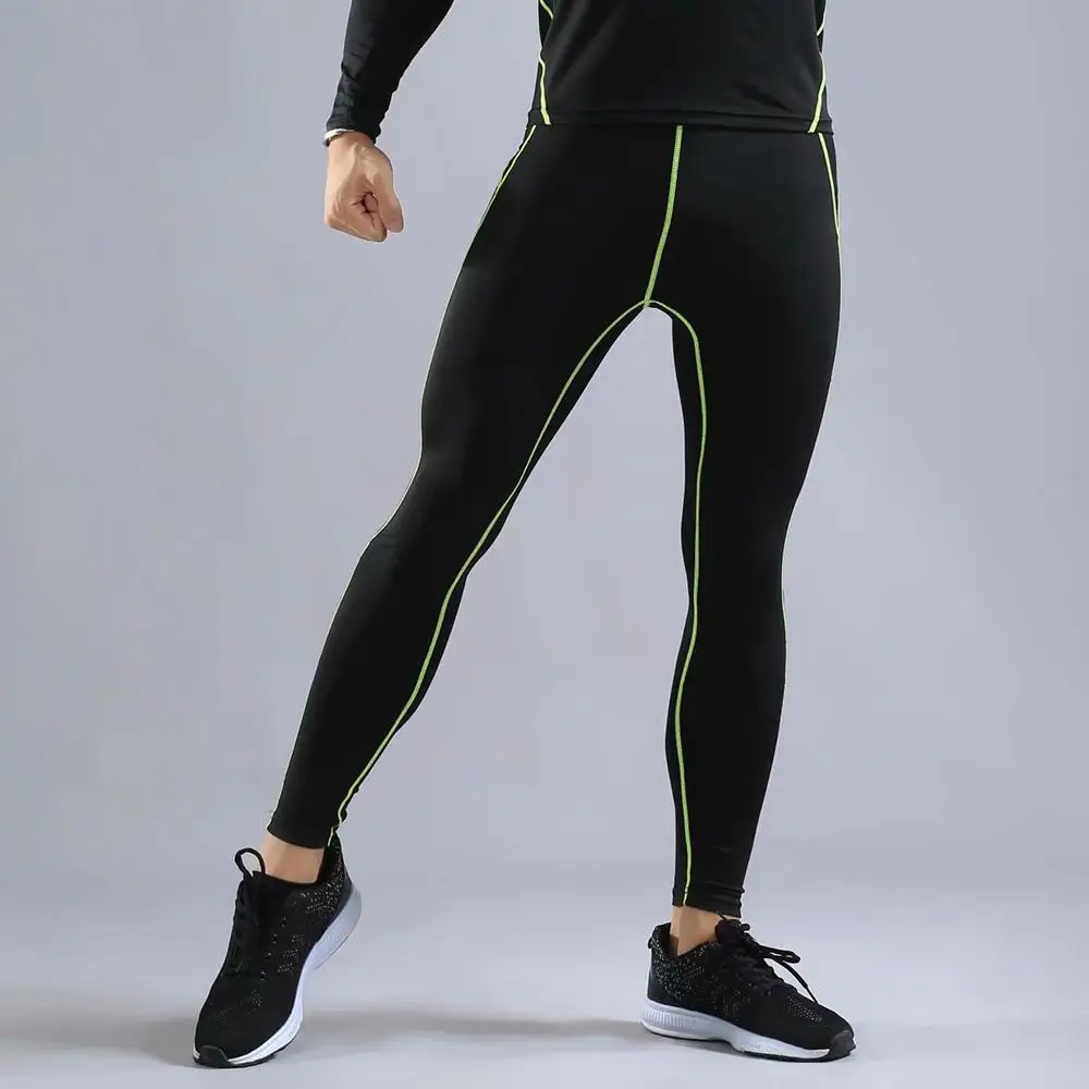 Компрессионные Мужские штаны для спортзала леггинсы носки мужчин бега