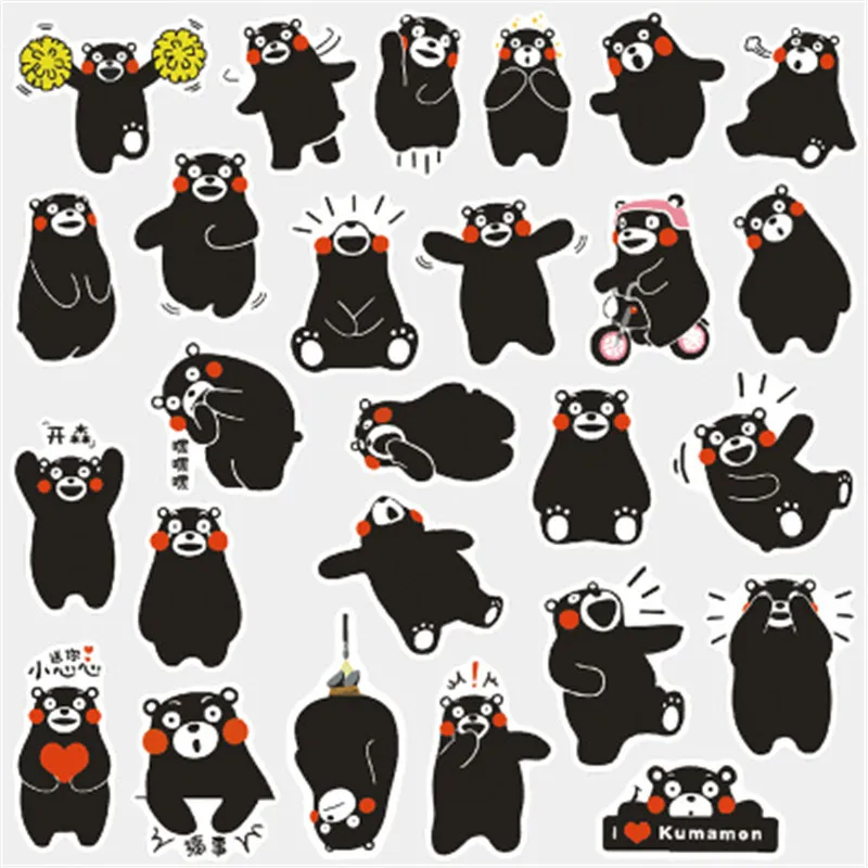 Милый мультфильм стикер пакет креативный мобильный телефон учетная запись Diy