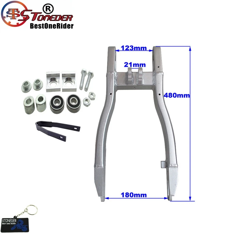 Каменщик 480 мм Алюминиевый задний маятник с цепным слайдером для 125cc 140cc 150cc 160cc 190cc