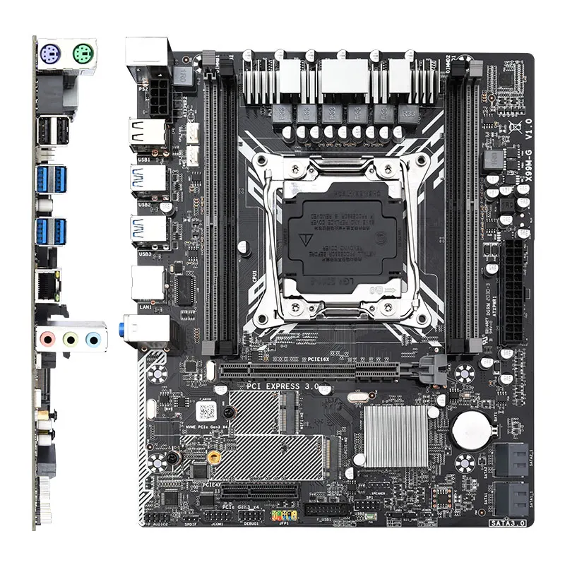 Billig X99 Desktop Motherboard LGA 2011-3 LGA2011-3 Mit DDR4 4*4GB 2133Mhz PC M.2 NVME WIFI Slot Unterstützung Dual-kanäle SATA 3,0 USB 3,0