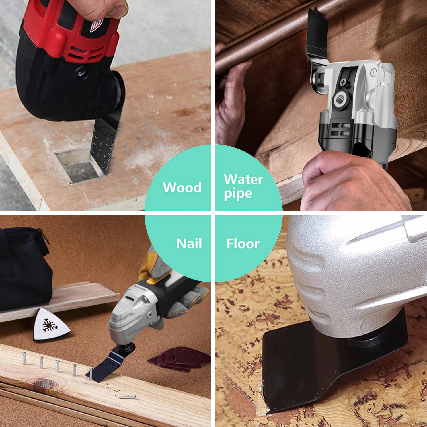 50 шт. Осциллирующий мульти инструмент пилы для ремонта электроинструментов как