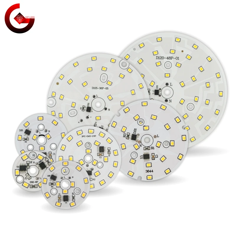 

LED Downlight Chip 3W 5W 7W 9W 12W 15W 18W Round Light Chip AC 220V-240V 2835SMD Lamp Beads Cold/Warm white Lighting Spotlight