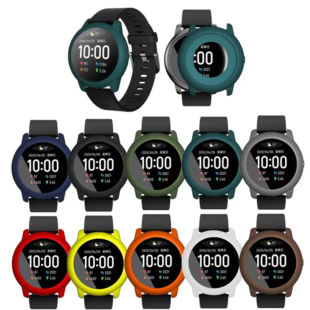 

Soft Silicone Smart Watch Case Protective Cover for Xiaomi Haylou Solar LS05