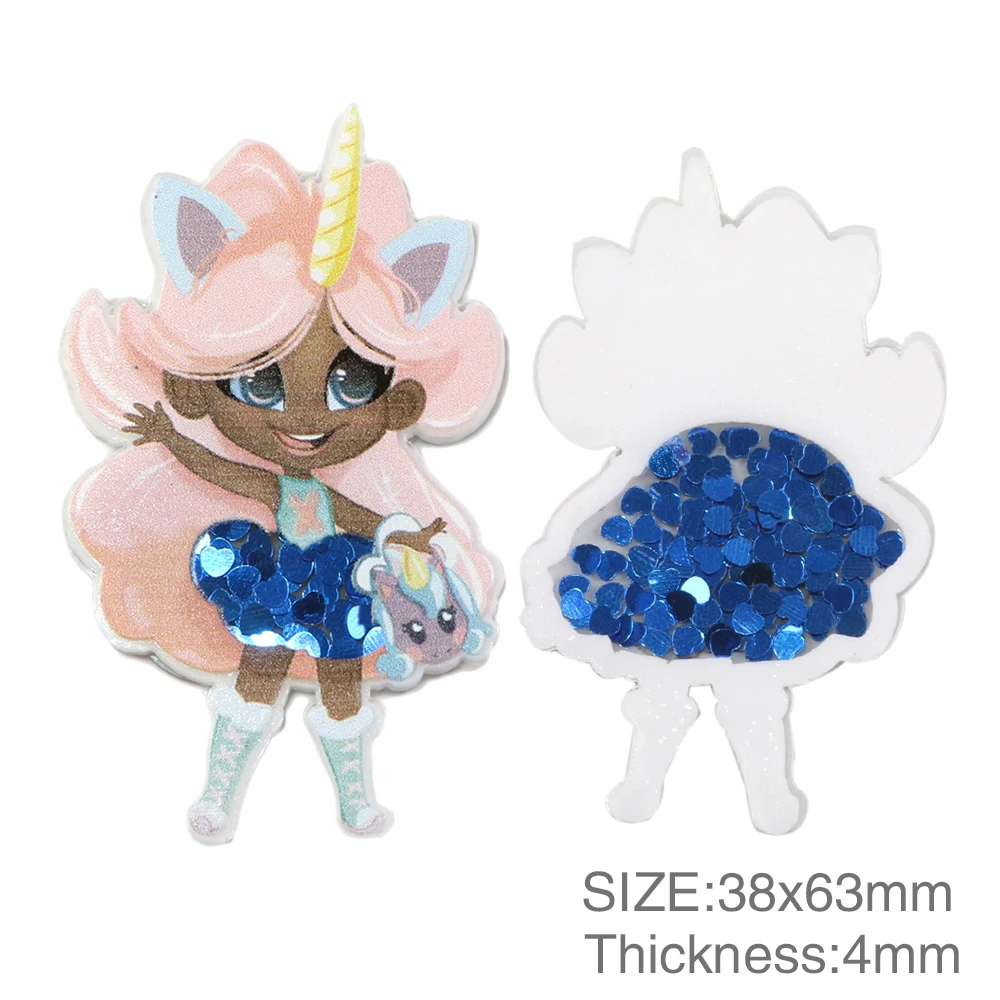 1 шт. Блестки из акриловой смолы с блестками для рукоделия бантом шейкеры чехла