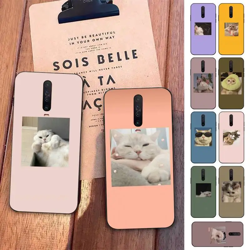 

Cute Cat Phone Case for Redmi 5 6 7 8 9 A 5plus K20 4X S2 GO 6 K30 pro