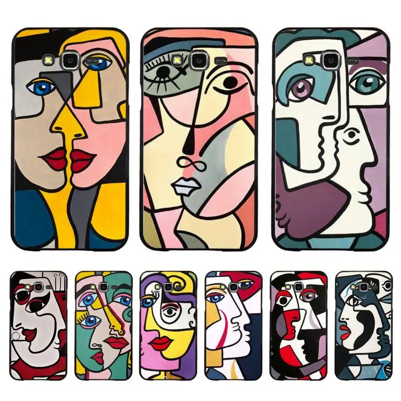 

Picasso abstract Art painting Phone Case For Samsung Galaxy J4plus J6 J5 J72016 J7prime cover for J7Core J6plus