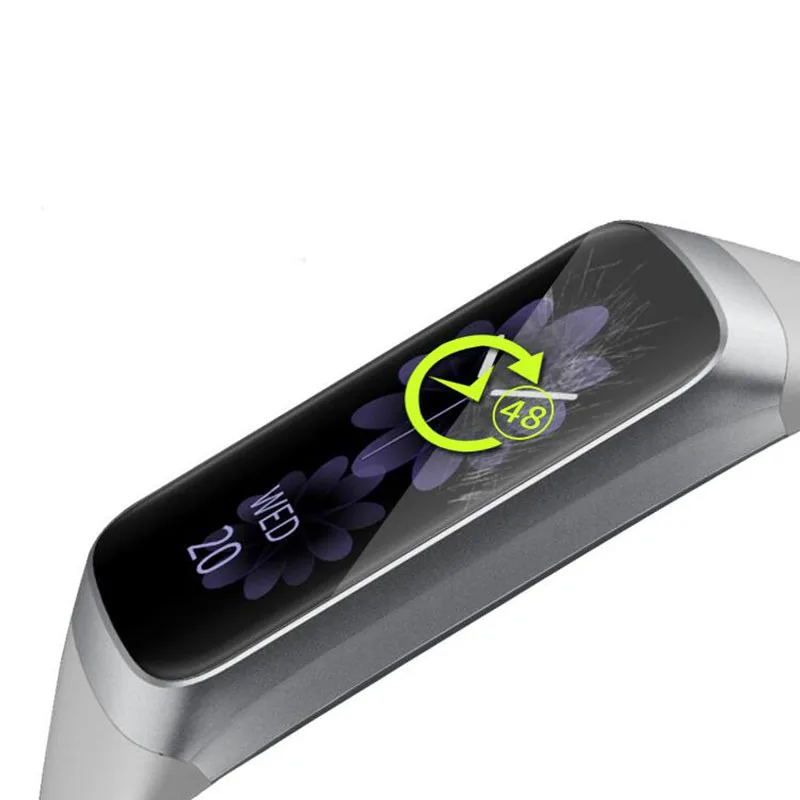

5pcs TPU Soft Full Protective Film Guard For Samsung watch Galaxy Fit R370/ Fit-e R375 Smart Wristband Screen Protector Cover