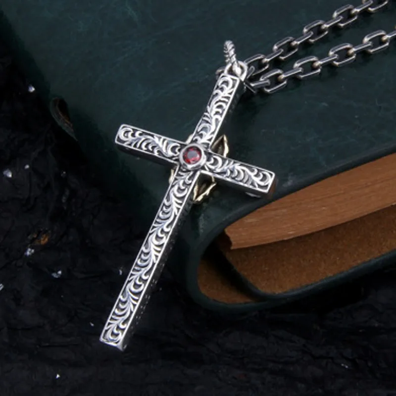 Новинка однотонные ювелирные изделия BOCAI из стерлингового серебра S925 пробы крест