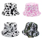 Панама унисекс, двухсторонняя, с принтом тай-дай, в европейском и американском стиле, для защиты от солнца