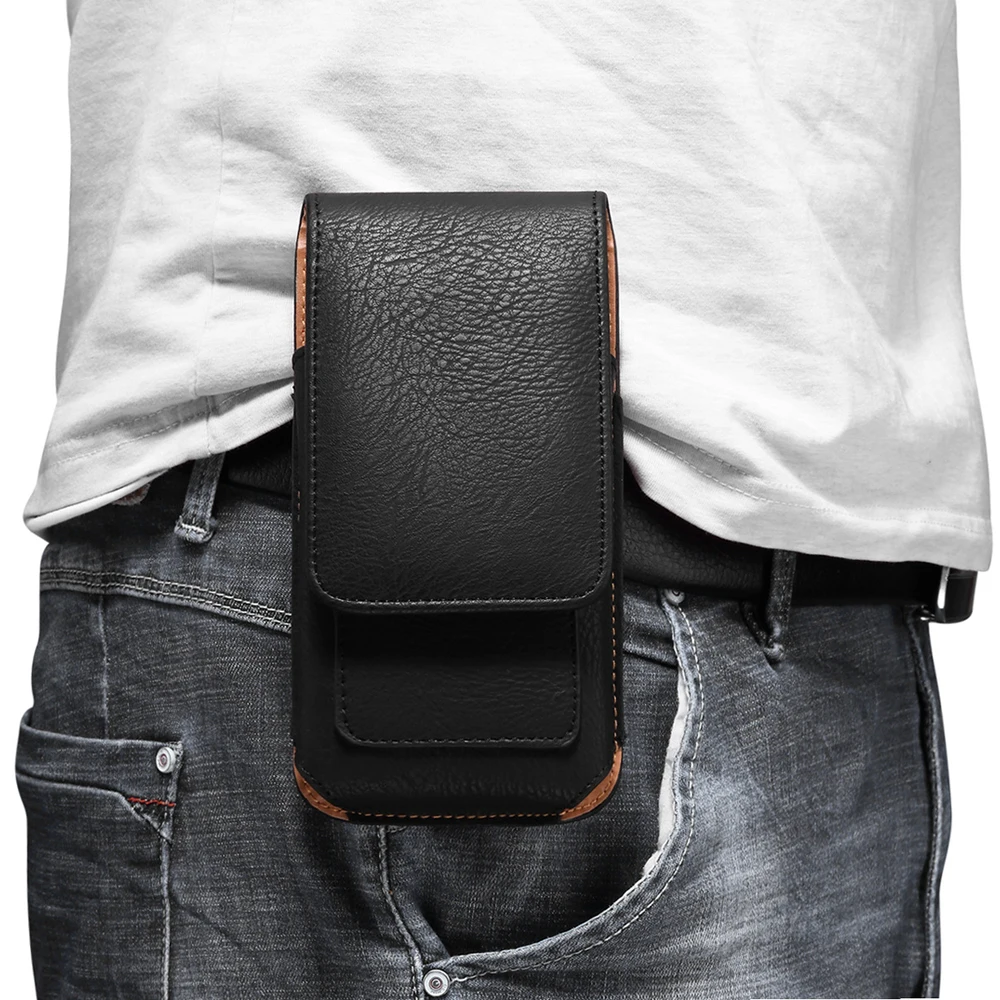 

Waist Belt Mobile Phone Bag PU Leather Case Holster Cover For Samsung Galaxy S21 S20 Ultra S10 Plus S8 S9 S7 Edge S6 S5 S4 S3