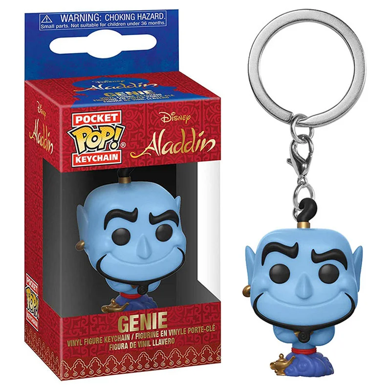 

Disney Keychain Aladdin Genie Action Figure Collection Toys Funko