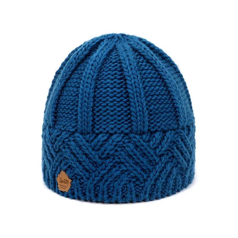 

Womens Knitted Beanie Cap Winter Warm Slouch Hat Outdoor Skateboard Ski Hats Skullcap Casual Hedging Caps