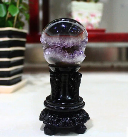 СЖД 904 + натуральный Уругвайский кристалл аметиста украшения в форме пещеры