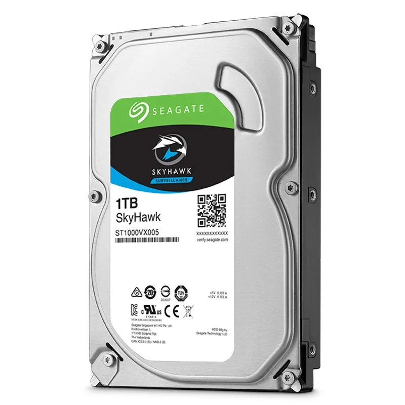 Видеонаблюдение Seagate SkyHawk 3 5 &quotSATA HDD1TB 2 ТБ 4 6 8 10 5900 об/мин 7200 МБ 64 256 для мониторинга