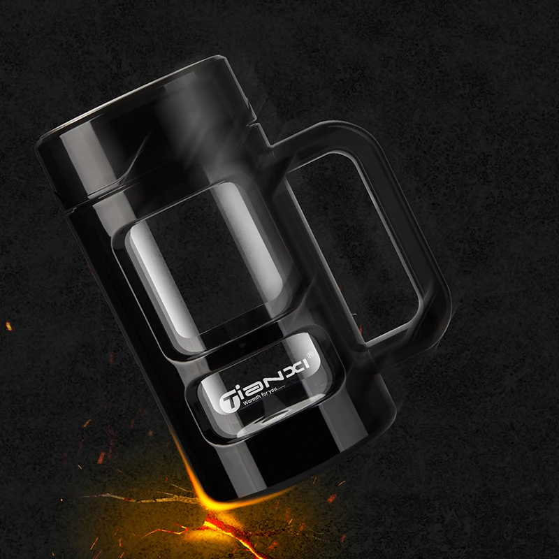 Стакан для чая TIANXI мужчин и женщин Мужская двухслойная стеклянная чашка в