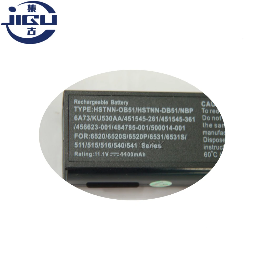 JIGU 10 8 V 4400mAh аккумулятор для ноутбука Hp бизнес 6520 S 6535S COMPAQ 510 540|battery for hp|for hpbattery hp laptop