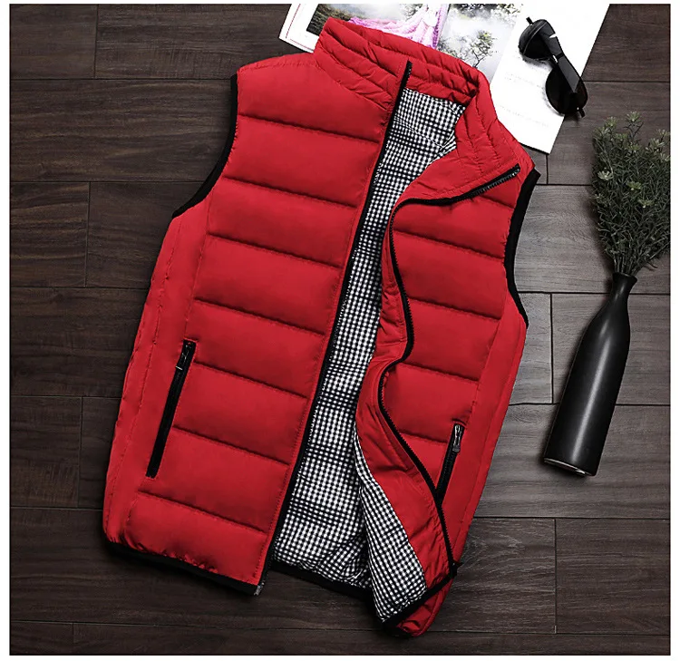 INS Ultra-fire bao kuan MEN'S Vest Outdoor Vest Clothing Autumn& Winter Coat Men down Feather Cotton Vest