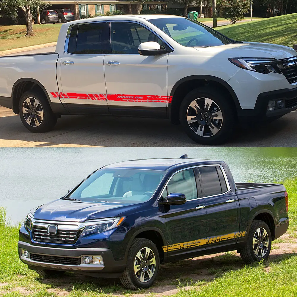 Наклейки на дверь автомобиля боковую юбку полосы наклейки для Honda Ridgeline пикап