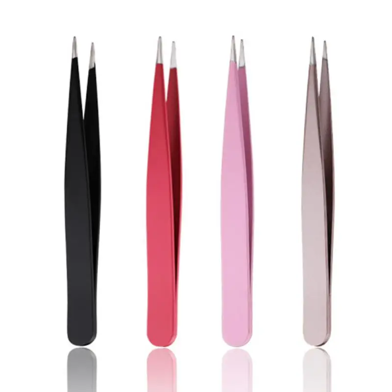 Professional Eyelash Extension Tweezers Stainless Steel Eyebrow Hair Removal Makeup Accessory | Красота и здоровье
