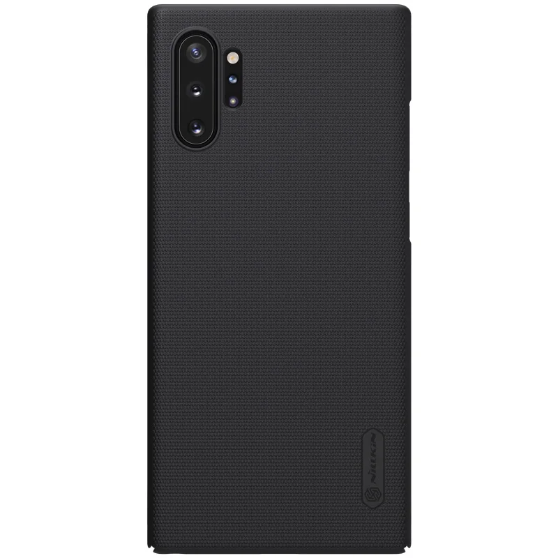Чехол Nillkin для samsung Note 10 Plus 5G, Матовый Жесткий чехол из поликарбоната, пластиковый чехол для телефона, чехол для samsung Galaxy Note10 Plus - Цвет: Black