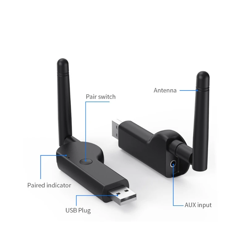 Беспроводной передатчик USB Bluetooth-совместимый для потоковой передачи музыки