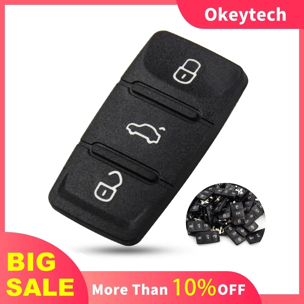 OkeyTech для V W Golf Skoda Octavia Seat Leon libiza Altea запасной корпус ключа ремонт 3 кнопки