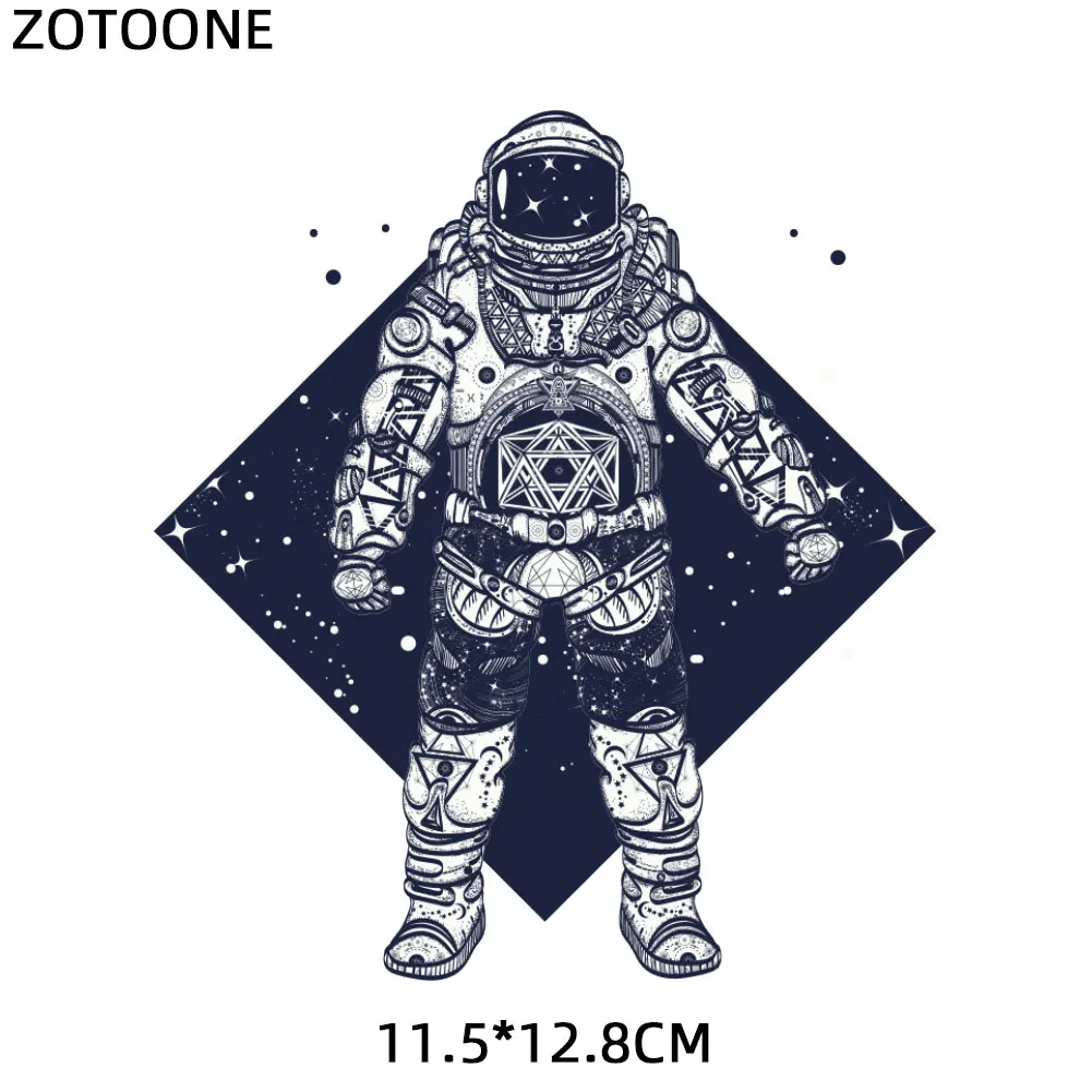 ZT1356 ZOTOONE нашивка с космонавтом, космическая планета, автомобильные наклейки с орлом, железные наклейки для одежды, аксессуары, аппликация, сделай сам, теплопередача G - Цвет: ZT1356
