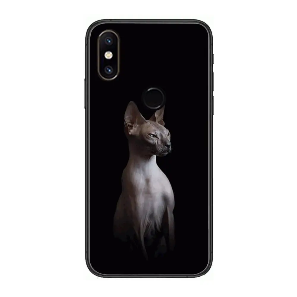 

Sphinx cat Sexy Case Phone Case For xiaomi M2 C3 X3 F2 Lite NFC 6 5 x Poco k30 Pro Anime Black Cover Silicone Back Pretty