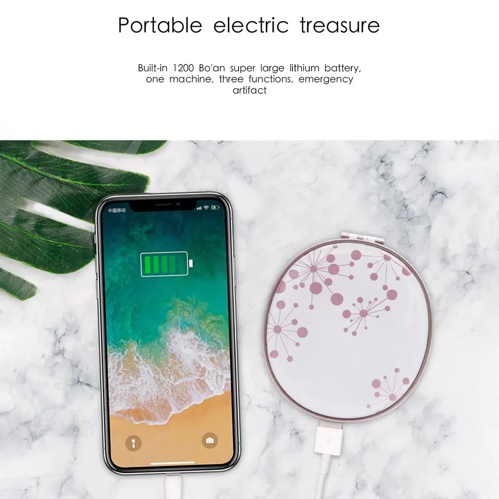 Паровой увлажнитель лица с зеркалом счетчик воды usb зарядка наноспрей ручной