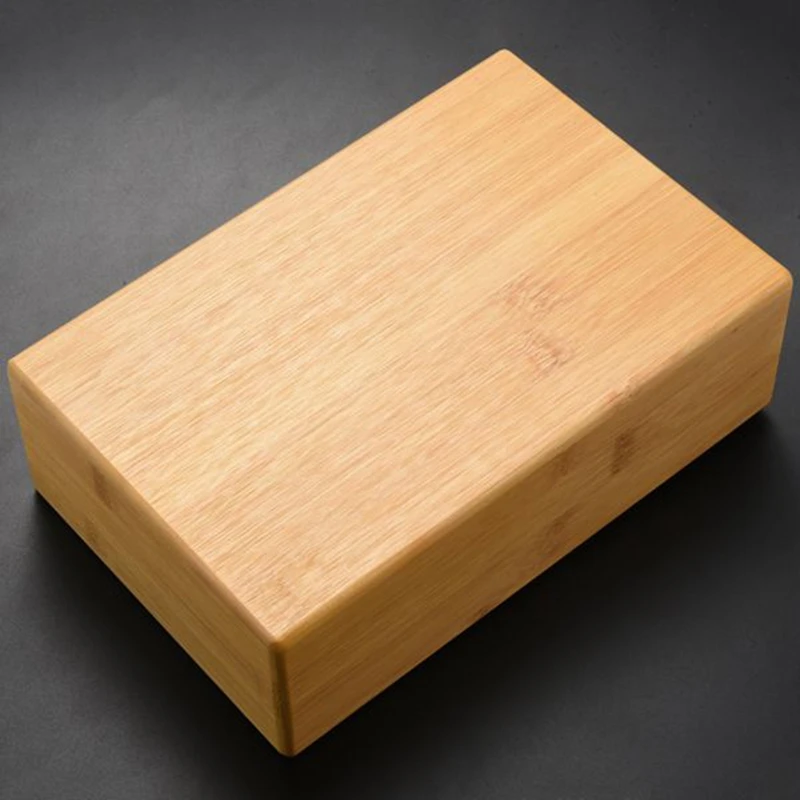 

2 Pcs Bamboo Yoga Block, Bamboo Handstand Block,Brick to Deepen Poses, Improve Strength and Balance and Flexibility