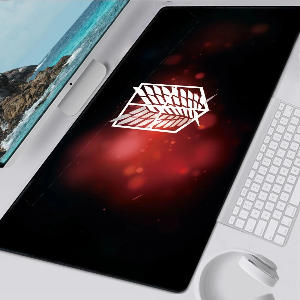 

Attack On Titan XXL Mouse Pad Large Computer Gaming Mousepad Keyboard Pad To Mouse Notbook PC Gamer Mouse Office Desk Mice Mats
