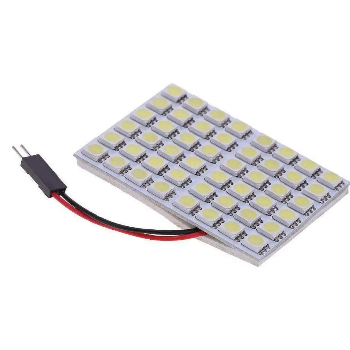 Супер белый 5050 48-SMD светодиодный панельный купольный светильник авто интерьер